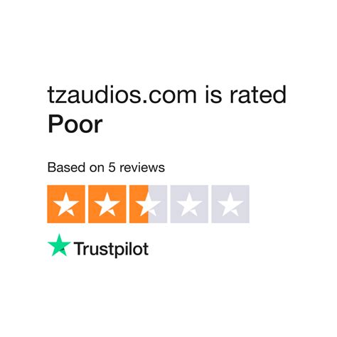 Read Customer Service Reviews of tzaudios.com .